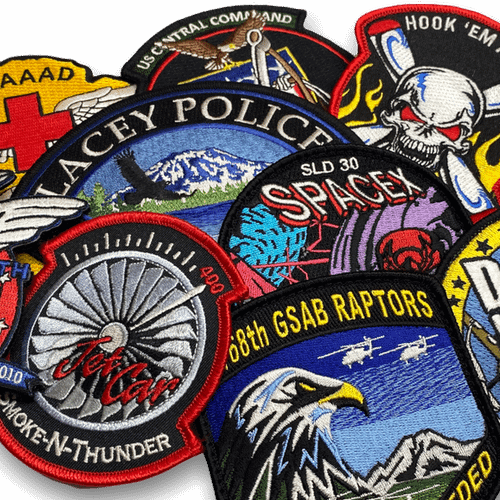 Custom Embroidered & PVC Patches