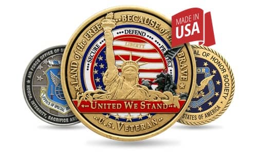 Made in USA Challenge Coins